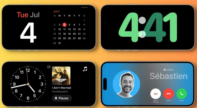 郧阳苹果手机维修分享iOS17横屏充电待机显示有什么好处 