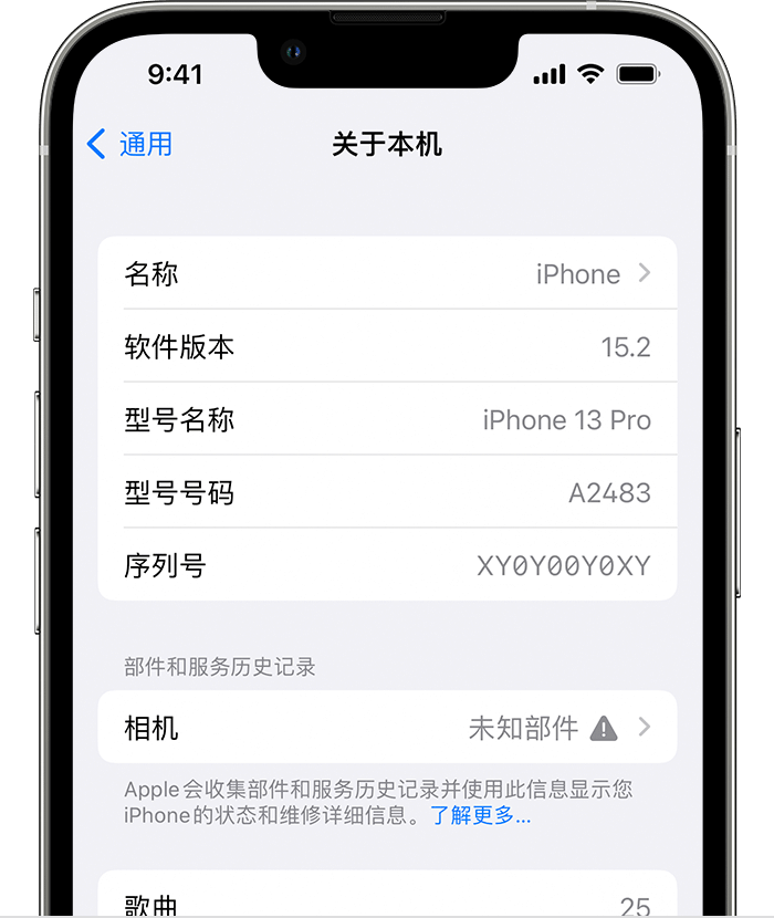 郧阳苹果维修分享iPhone 出现提示相机“未知部件”是什么原因？ 