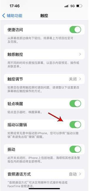 郧阳苹果手机维修分享iPhone手机如何设置摇一摇删除文字 